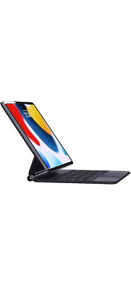 AUSDOM Magnetic Floating Wireless Keyboard Case - BLACK