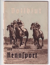 VOLLBLUT UND RENNSPORT, RENNBAHN FRANKFURT - NIEDERRAD ab 1933, PFERDE+RENNSPORT