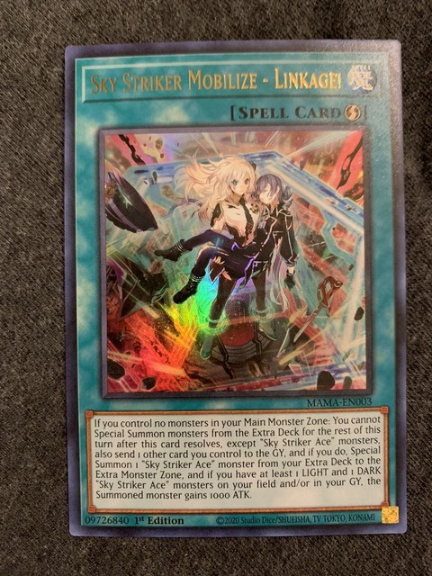 Sky Striker Mobilize - Linkage! - MAMA-EN003 - Ultra rara - 1ª edición