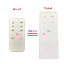 Remote Control For Toshiba RAC-WK0812ESCWRU Smart WI-FI Window Air Conditioner