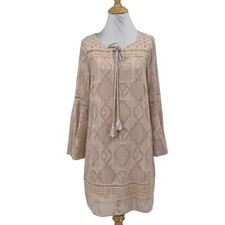 Floreat Dress Women 2 Bellini Boho Textured Esme Bell Sleeve Tunic Anthropologie