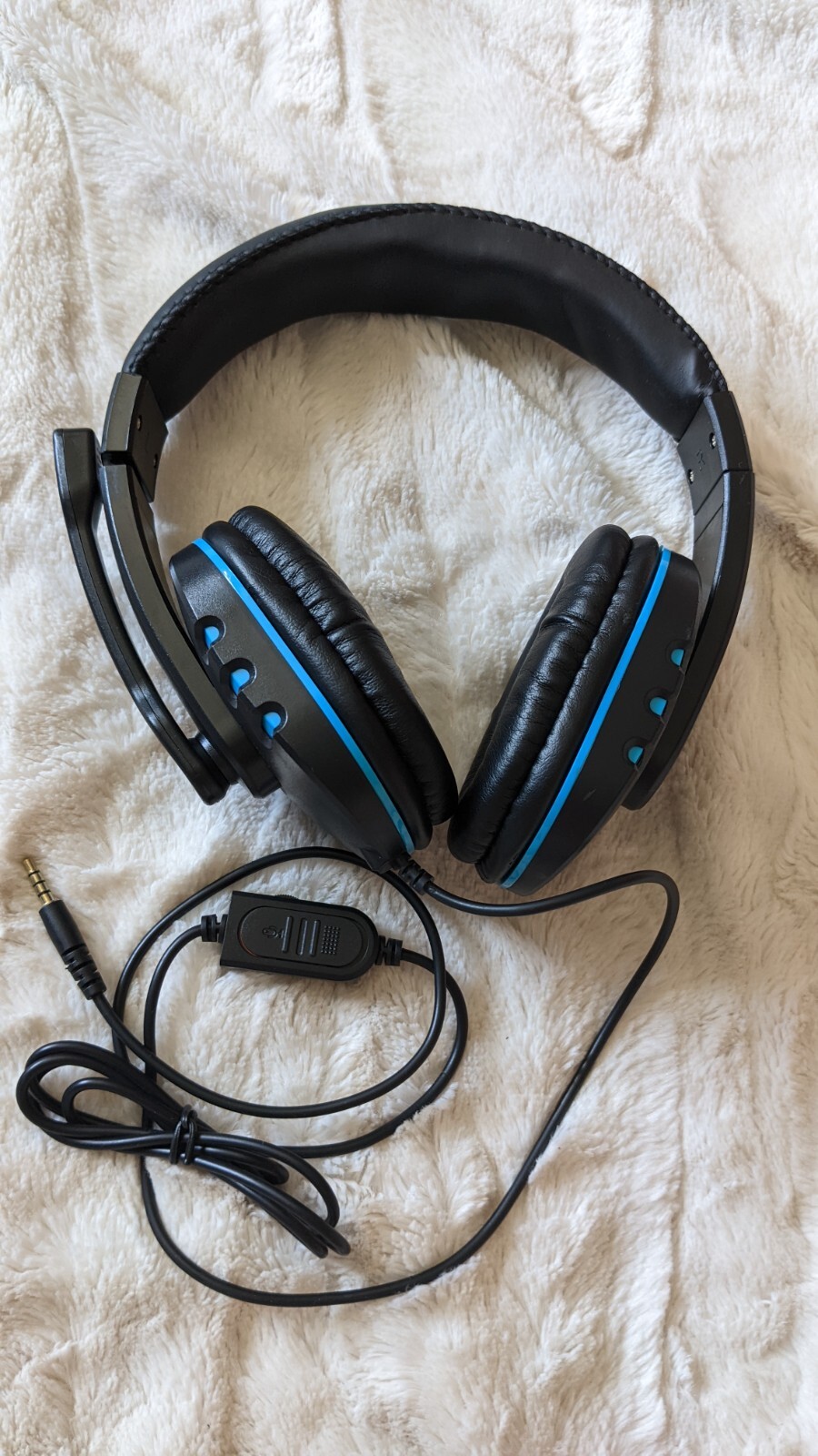 Gaming Headset Mic LED Headphones Stereo Bass Surround For PC PS5 PS4/3 Xbox One-image