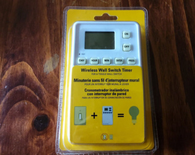 Autochron Wireless Wall Switch Timer, Sealed