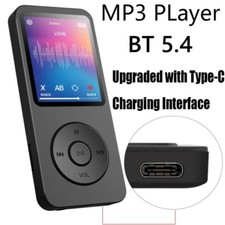 Portable Bluetooth MP3 Player MP4 Music Video Player FM Radio Screen Rec 8-128GB