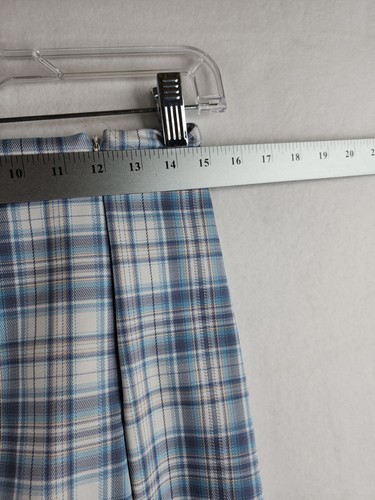 French Kiss Girls Blue Plaid Skorts Size Large - Picture 6 of 8