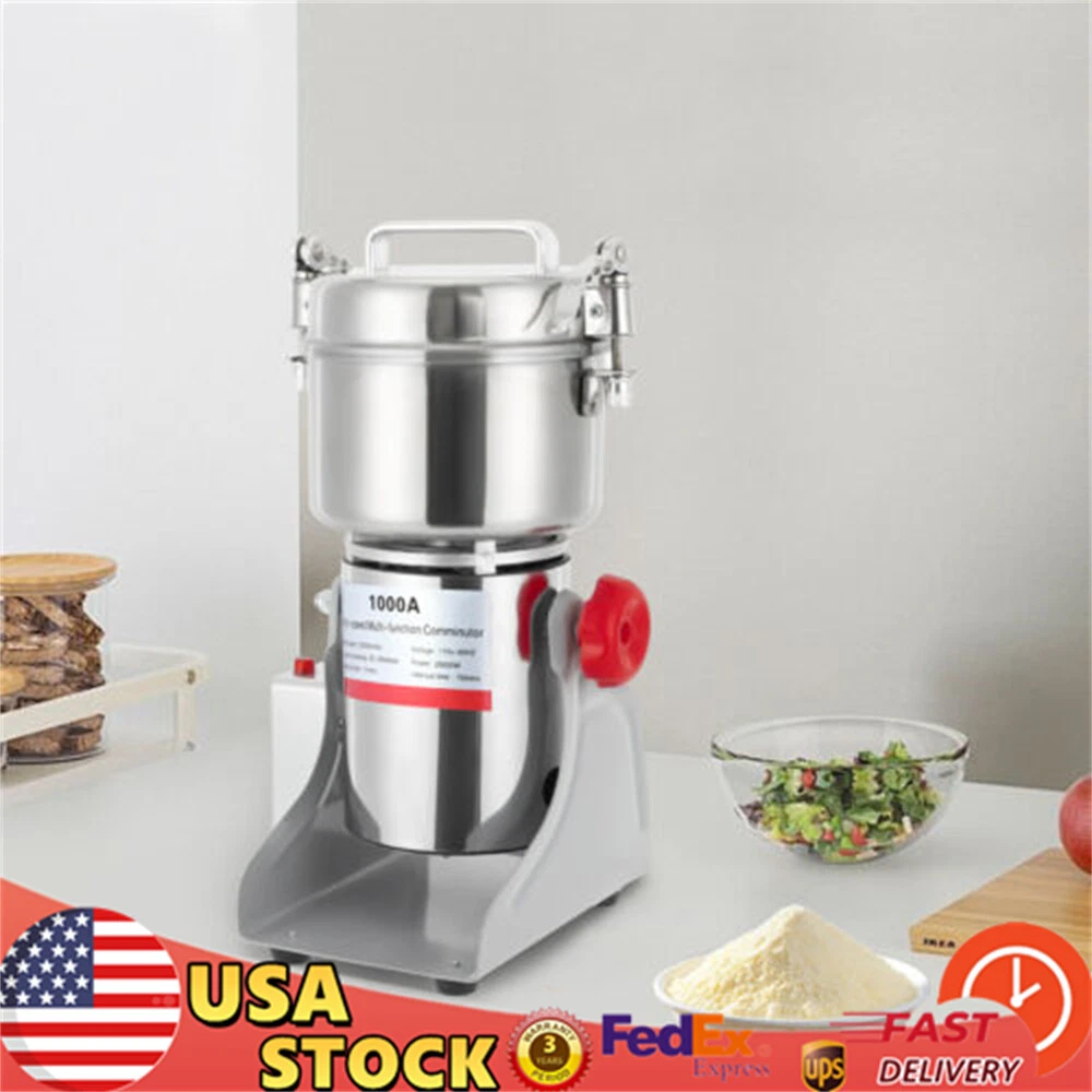 1000g Electric Grain Grinder Spice Mills Commercial Superfine Powder Pulverizer