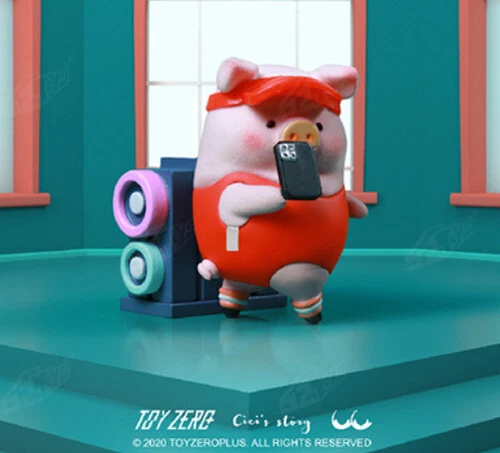Toyzero + LuLu the Piggy The Fitness Club Series Blind Box Figur Spielzeug Geschenk - Bild 11 von 21