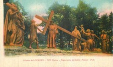 65 LOURDES le calvaire station VII