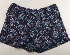 Columbia PFG Fish Flag Graphics Mens Size 2XL Polyester Board Swim Shorts Trunks