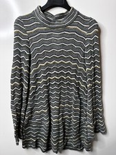 Womens Free People Top Dress Wool Knee Length Size Small/petite Knitted Multicol