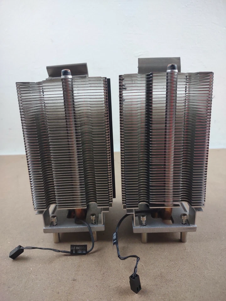LOT 2 Apple Mac Pro MA356LL/A CPU Heatsink w/ Sensor A1186 593-0601-B A1186 - Image 2 of 4