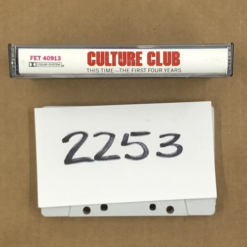 CULTURE CLUB Cassette Tape THIS TIME BEST OF 80s Synth Pop KARMA CHAMELEON - Picture 5 of 5