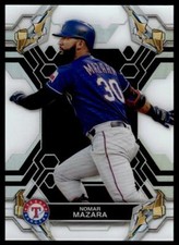 2019 Topps High Tek White 57 Nomar Mazara Texas Rangers Baseball Card