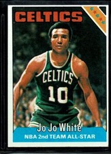 1975-76 TOPPS BASKETBALL BOSTON CELTICS JO JO WHITE CARD #135 NM NBA FINALS MVP