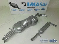 Imasaf Auspuffanlage Ab Kat für VW Golf IV 4 Variant 2.0 85KW 1999-2006| Msd+Esd
