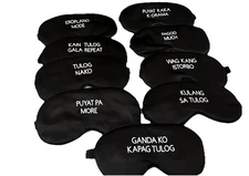 1 Pc Eye Mask Blackout Sleep Mask Comfortable with Tagalog Word