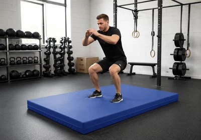 Crash Landing Mat Gym Exercise Mats Shock Absorbing Foam Gym Training Waterproof - Image 1 of 3