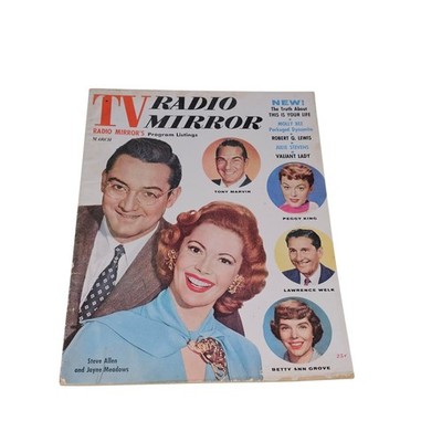 TV Radio Mirror Magazine March 1954 Tony Marvin Steve Allen CBS