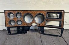 Square Body Wood Dash Bezel 1979- 1991 Chevy GMC C/K Jimmy K5 UNCUT Deluxe Z71