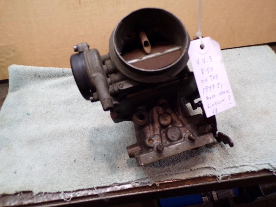 Carburador estrangulador de aire caliente Holley 493-1 1949-51 Mercury V8 Foto 2 de 3