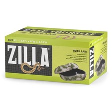 Zilla Pet Terrarium Rock Lair, Reptile Hide for Lizards, Snakes and More, X-Larg