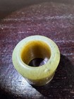 Lovely Antique/ Vtg. Chinese HK Export Jade Carved Thumb Ring — photo 5