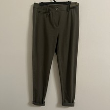 Women  s Worth Olive Ankle Cotton Pants Trousers  Sz 6