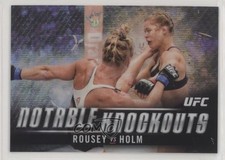 2018 Topps Chrome UFC Notable Knockouts Wave Refractor 10/99 Holly Holm 2rz