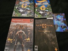God of War II 2: 2 Disc (PlayStation 2 PS2) Greatest Hits CIB+ Hot Wheels TESTED