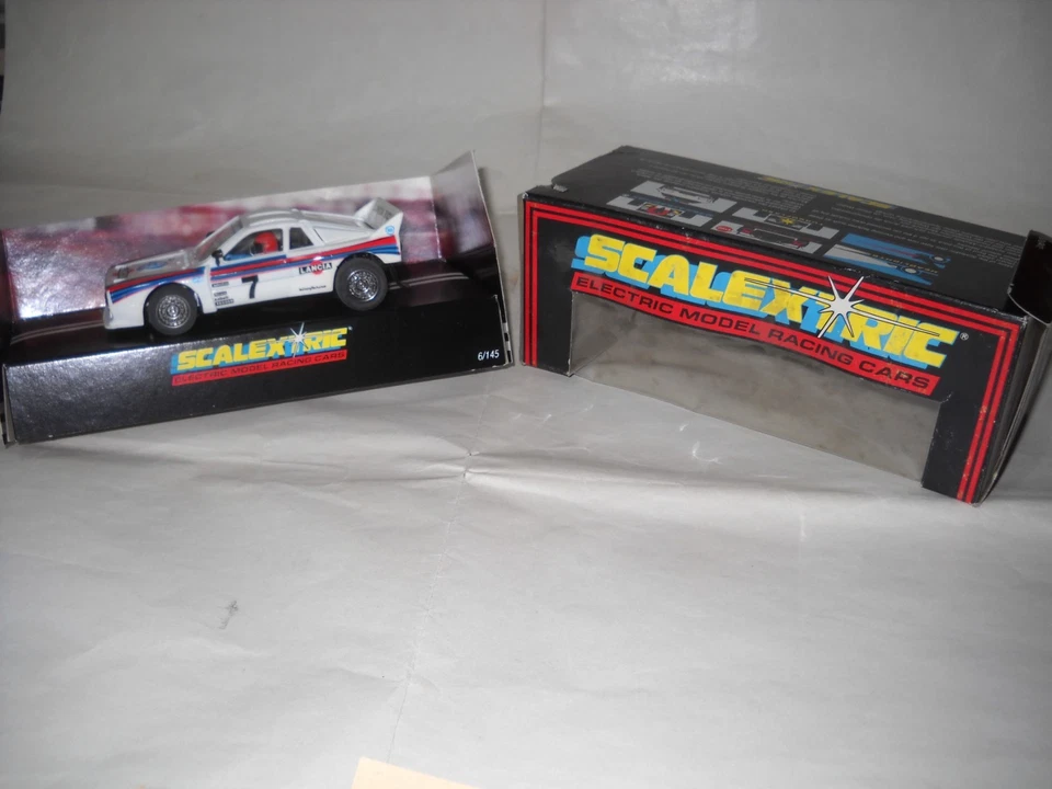 SCALEXTRIC LANCIA RACNG CON SCATOLA SCALA 1/32 ELECTRIC MODEL RACING CARS - Immagine 4 di 4