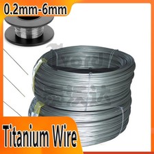 Highly Pure Titanium Wire 0.2mm - 6mm Diameter Various Length Ti TA2 Metal Wires