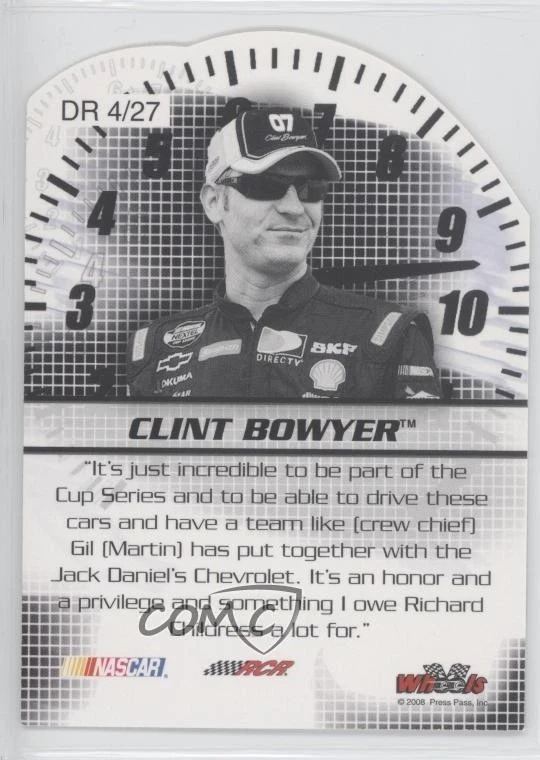 2008 Wheels High Gear Driven Clint Bowyer #DR4 - Image 2 of 2