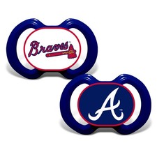 BabyFanatic - Atlanta Braves - Officially Licensed MLB Pacifier 2-Pack