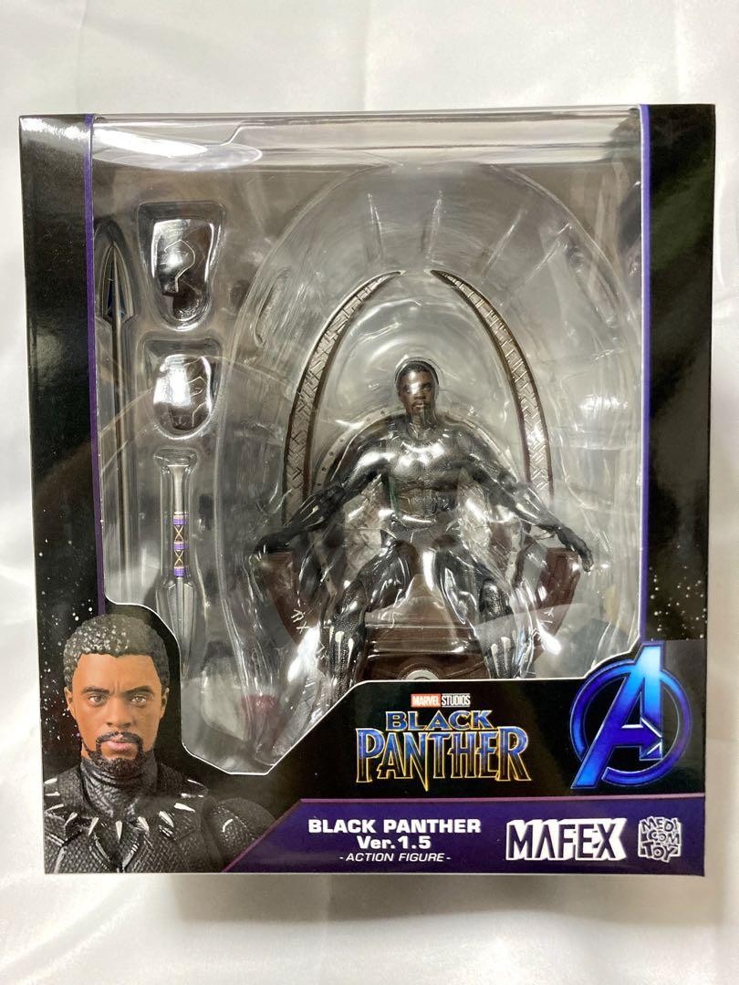 MAFEX BLACK PANTHER ブラックパンサー Ver.1.5 Amazon.com: MAFEX No.230 Black Panther Ver. 1.5, Total