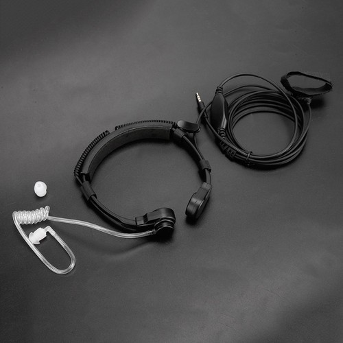 3.5Mm Throat Mic Mic Earphone Ptt Adjustable Air Conduit For Sma SPC - Zdjęcie 5 z 12