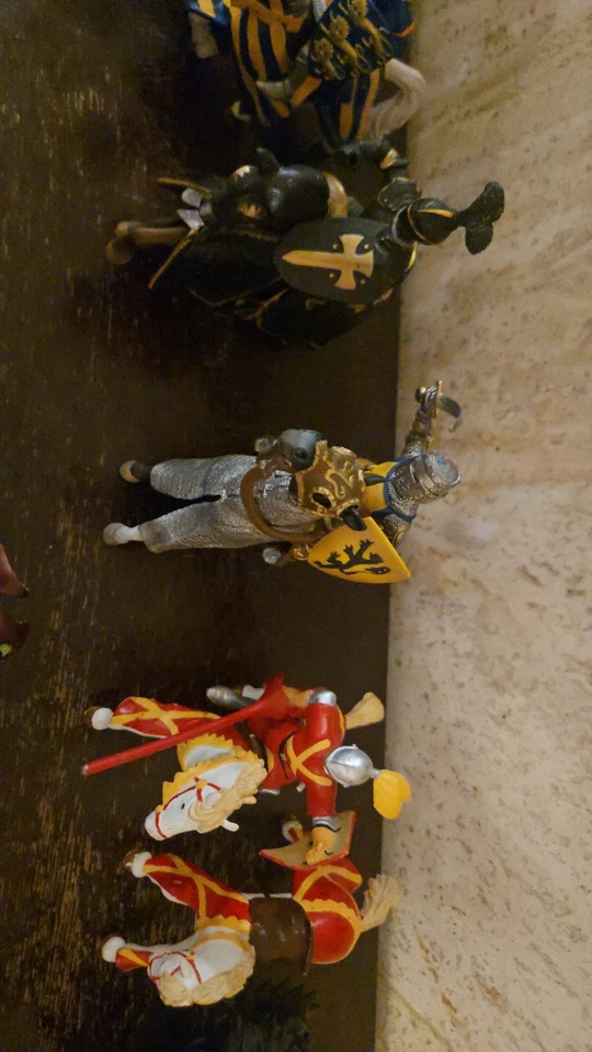 Lote de Set de Caballeros Mundo Medieval Fantasía Sheich y Papo Foto 3 de 4