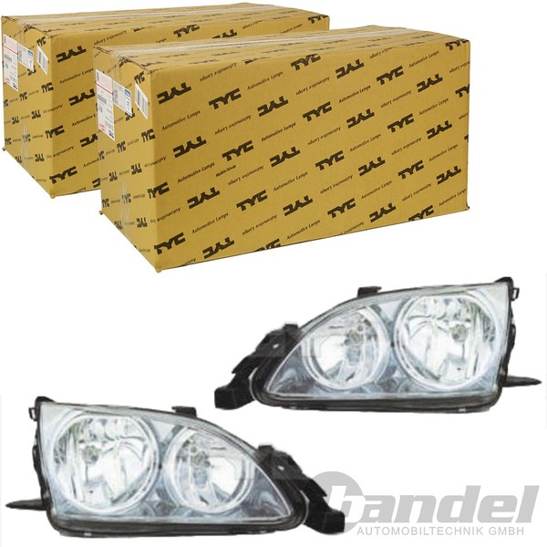 2Xtyc H7/H7 Scheinwerfer Links+Rechts FüR Toyota Avensis T22 Ab 07.2000 Facelift-image