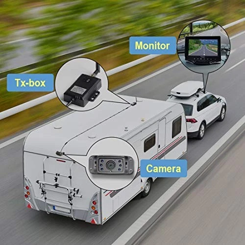 RD7-MINI 7'' 720P Wireless Backup Camera Range Dominator System - Image 2 of 4