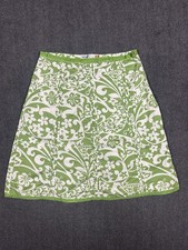 Vintage Y2K Old Navy Green Tropical Aline Skirt Size 4
