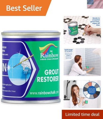 Grout Pen White Grout Paint: Waterproof Tile Paint Grout Refresh Restorer for...