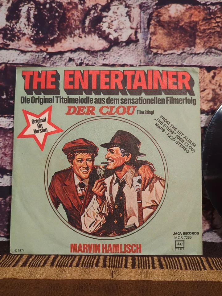 7" The Sting M Hamlisch Soundtrack Entertainer MCA Foto 3 de 4