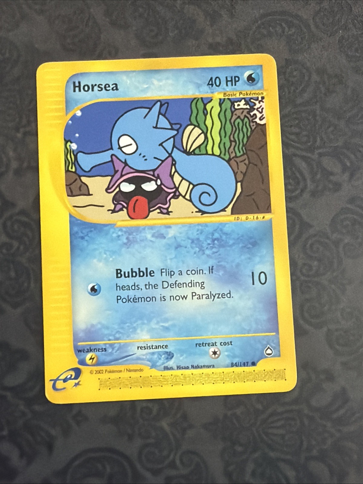 Horsea - 84/147 Aquapolis - Pokémon TCG - 2003
