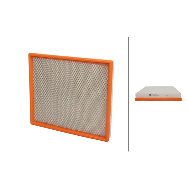 Luftfilter-Einsatz 316 X 262 Mm Hella Iam-Expertise Passend FüR U.A. Opel Movano-image