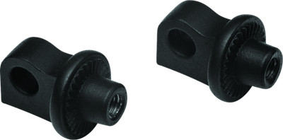 Kuryakyn Adjustable Stop Splined Peg Adapter Black #6775