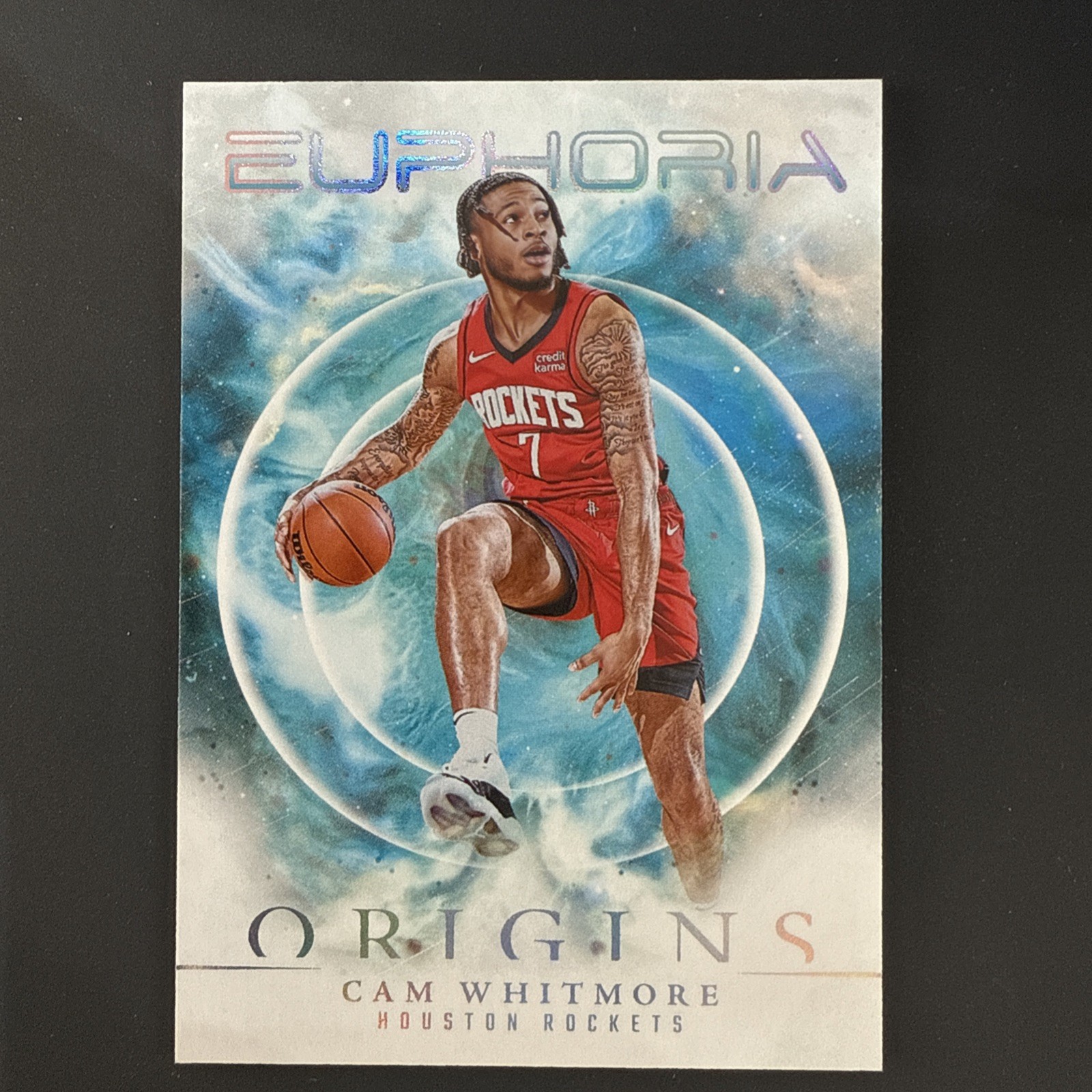 2023-24 Panini Origins Euphoria #7 Cam Whitmore (RC) Houston Rockets
