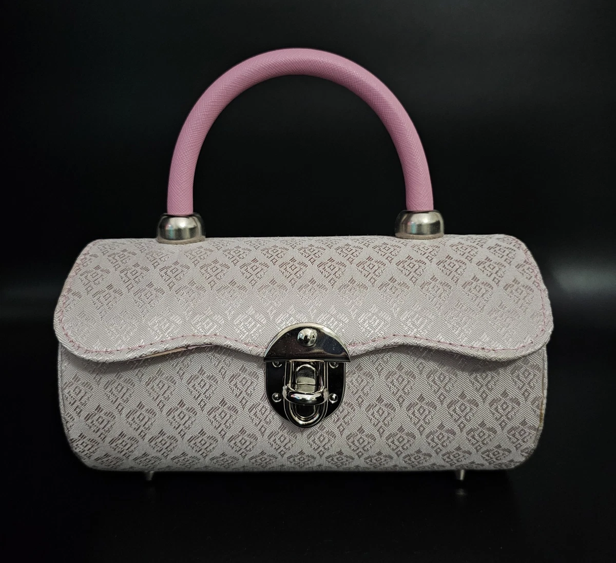 Sac à Main Femme Brodé Style Asiatique Y2K Vintage - Rose Pâle - Neuf Sans étiquette