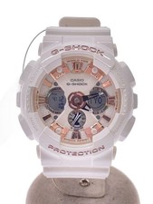 CASIO Quartz Watch Digital Analog Rubber WHT WHT SS GA 120LH