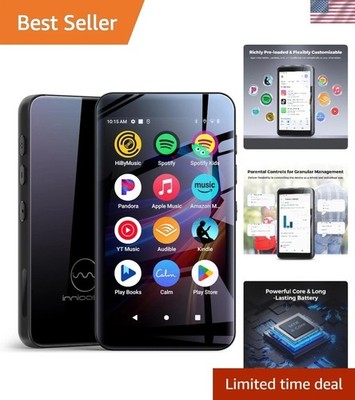 Versatile 160GB Music Player with HD Display, Bluetooth & Parental Management