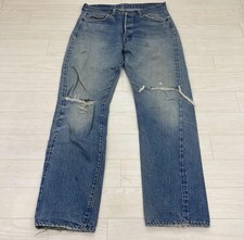 Levi's 501 Vintage 80s Redline Selvedge W34 L32 Made in USA Indigo