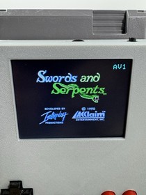 NES Lot of 5 Games: Simpsons, Ice Hockey, Star Tropics, Swords Serpants, NFL...